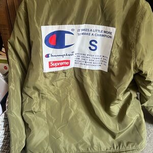 NWOT Small Champion Olive Green Jacket